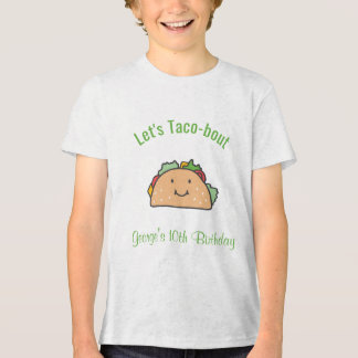 Camiseta Triblenda Vamos a Taco-bout Nombre Personalizado Edad Cumple