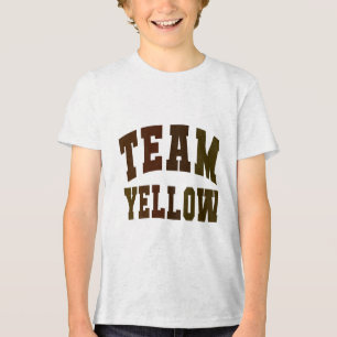 Camiseta Triblenda Vamos Equipo Amarillo Campamento De Guerra Escuela