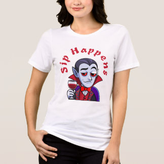 Camiseta Triblenda Vampiro elegante - Ocurre el Sip
