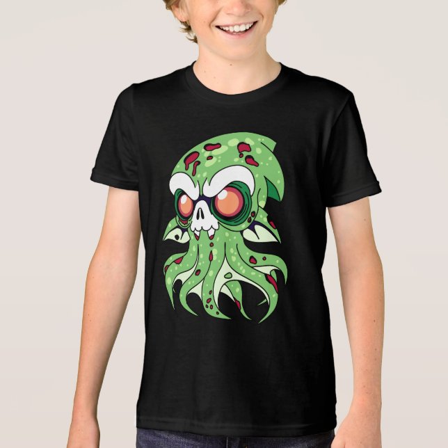 Camiseta Triblenda Vampiro Squid Zombie (Anverso)