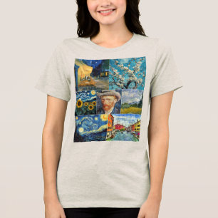 Camiseta Triblenda Van Gogh Fine Art Collage