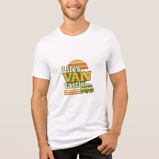 Camiseta Triblenda VANtastic Retro 70s Van Graphic (Anverso)