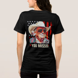 Camiseta Triblenda Vaquero occidental de Trump que perdiste a las muj