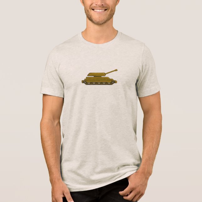 Camiseta Triblenda Vector de tanques tácticos (Anverso)