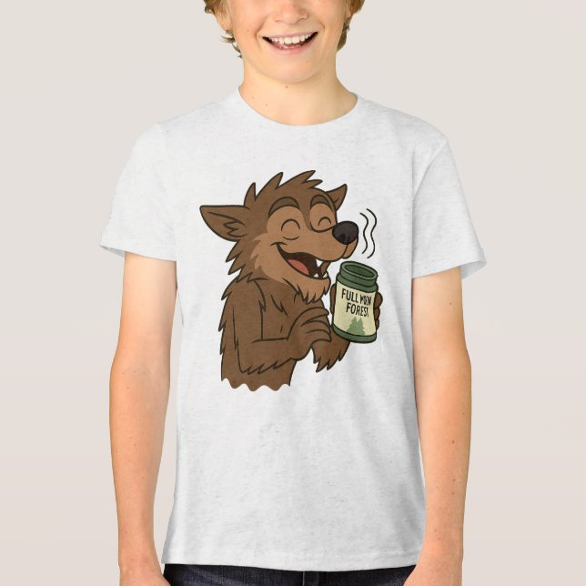 Camiseta Triblenda Velas forestales de Werewolf Fool Moon (Anverso)