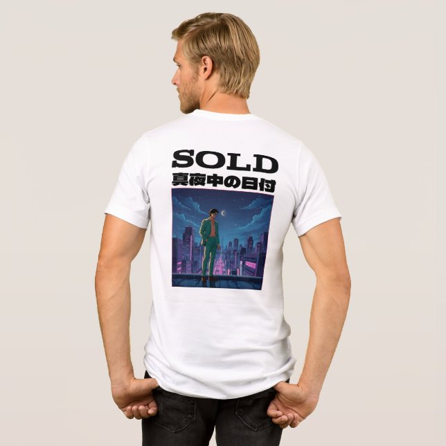 CAMISETA TRIBLENDA VENDIDO (Reverso Completo)