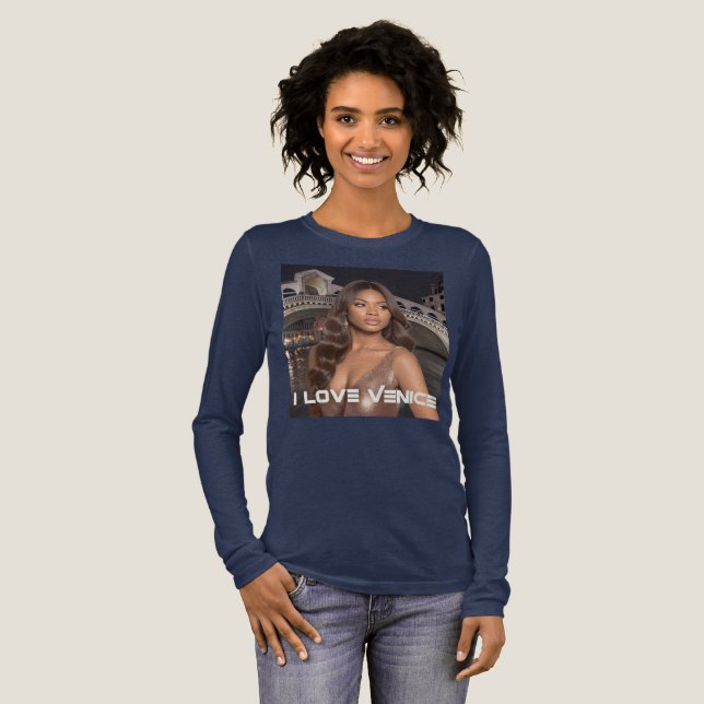 CAMISETA TRIBLENDA VENICE - I LOVE VENICE (Anverso Completo)