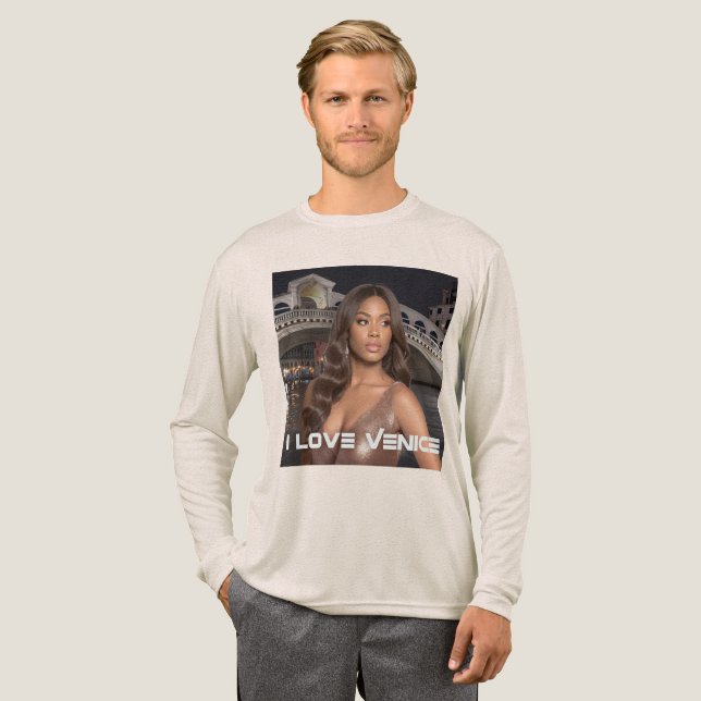 CAMISETA TRIBLENDA VENICE - I LOVE VENICE (Anverso Completo)