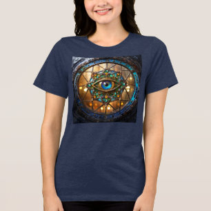Camiseta Triblenda Ventana de ojo de buey rústica Tercer Ojo