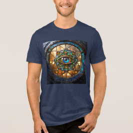 Camiseta Triblenda Ventana de ojo de buey rústica Tercer Ojo