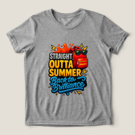 Camiseta Triblenda Verano directo de vuelta a la escuela