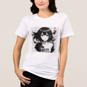 Camiseta Triblenda Verdad en negro