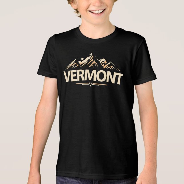 Camiseta Triblenda Vermont United States of America (Anverso)