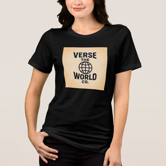 Camiseta Triblenda Verse el tee de tres mezclas femenino de Bella+Can (Anverso)
