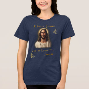 Camiseta Triblenda versículo bíblico Juan 3:16