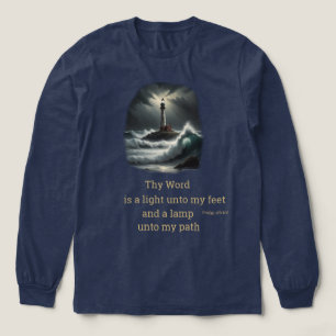 Camiseta Triblenda versículo de la Biblia Salmos Su palabra es una lu