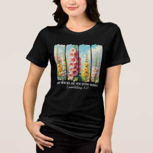 Camiseta Triblenda Verso de la Biblia Cristiana inspiradora