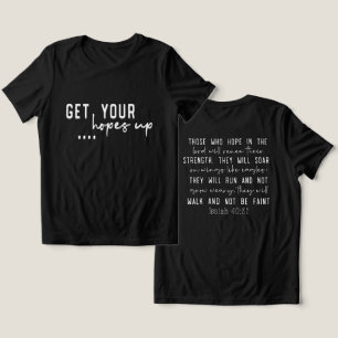 Camiseta Triblenda Verso de la Biblia Cristiana inspiradora