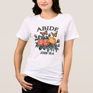 Camiseta Triblenda Verso///Escritura de la Biblia Cristiana inspirado