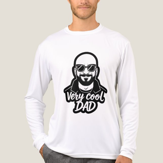 Camiseta Triblenda Very cool dad  (Anverso )