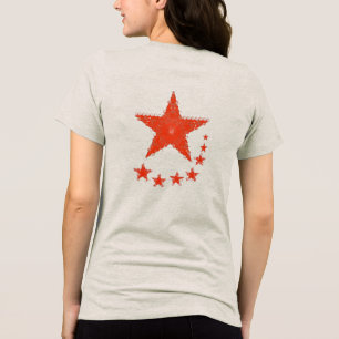 Camiseta Triblenda Vestido camisero túnica Estrella Roja
