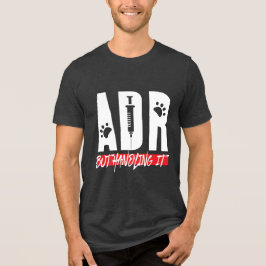 Camiseta Triblenda Vet Tech Veterinaria ADR, pero manejándola