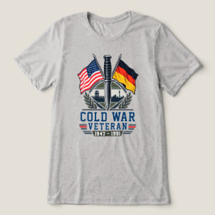 Camiseta Triblenda Veterano de la Guerra Fría USA Alemania Berlín