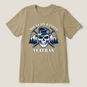 Camiseta Triblenda Veterano de Montaña Ranger Cráneo Alpino