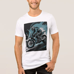 Camiseta Triblenda Viajando en motocicleta fuera de carretera