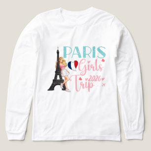 Camiseta Triblenda Viaje de chicas a París 2026 – Lindo anime de la T