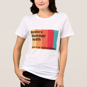 Camiseta Triblenda Viaje de curación retro