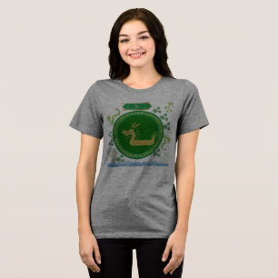 Camiseta Triblenda viaje del dragón de jade gris