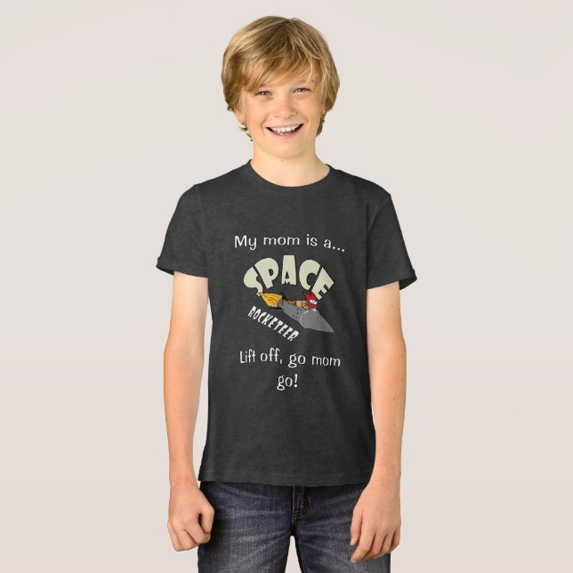 Camiseta Triblenda Viaje espacial de un rockero (Anverso Completo)