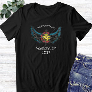 Camiseta Triblenda Viaje Familiar a Colorado 2027 Grupo Coordinado