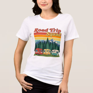 Camiseta Triblenda Viaje por carretera Diseño de aventura de camper v