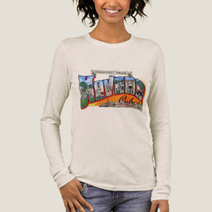 Camiseta Triblenda Viajes de la Cuba de la Vintage - Saludos desde La