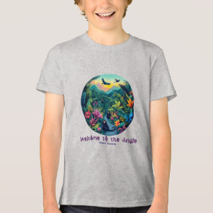 Camiseta Triblenda Vibes de la jungla de Panamá: Tee tropical para ce