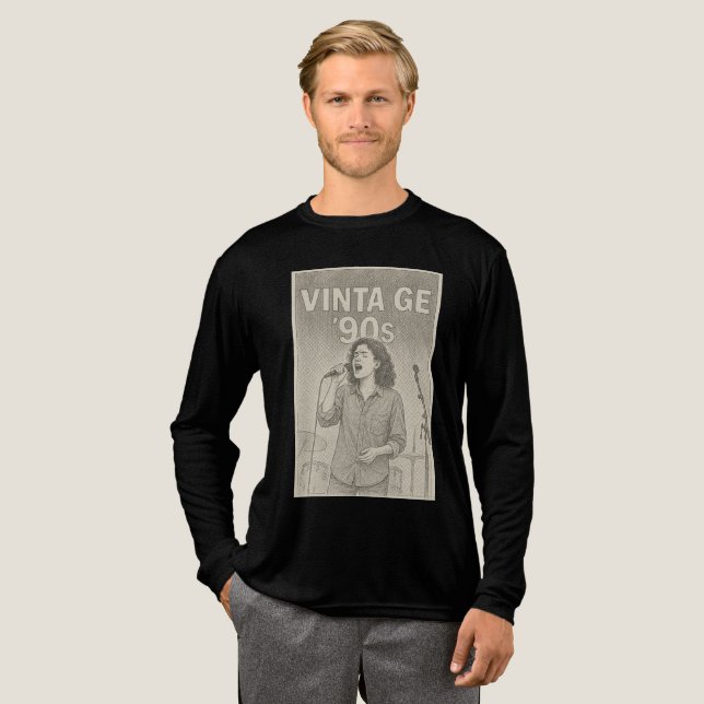 Camiseta Triblenda Vibes de los años 90 (Anverso Completo)