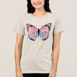 Camiseta Triblenda Vibes de mariposa de Dreamer