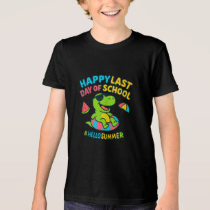 Camiseta Triblenda Vibes de vacaciones de verano en Dino - Último día
