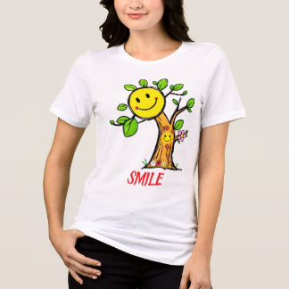 Camiseta Triblenda Vibes positivas del "árbol de sonrisas"