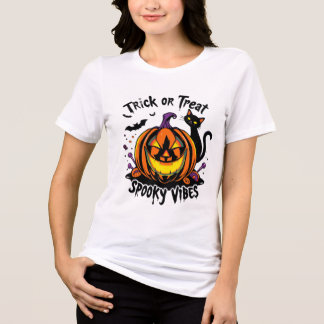 CAMISETA TRIBLENDA VIBOS HALLOWEES DE TRIZ O TRATAMIENTO