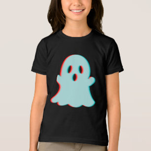 Camiseta Triblenda Vibra Divertida Anaglifo Fantasma Halloween