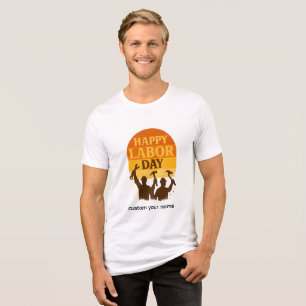 Camiseta Triblenda Vibra Retro del Día del Trabajo