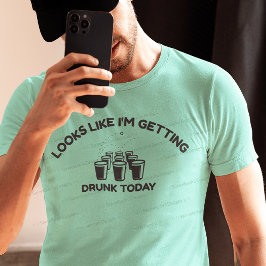Camiseta Triblenda Vibraciones de Beer Pong | Me voy a emborrachar ho