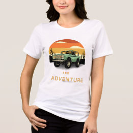 Camiseta Triblenda Vibraciones de chica de aventura en el desierto