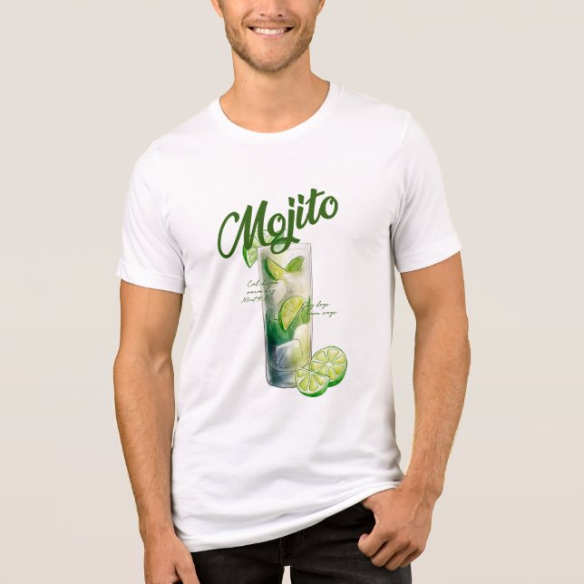Camiseta Triblenda Vibraciones de limón mentolado (Anverso)