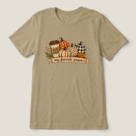 Camiseta Triblenda Vibraciones de Otoño, Mi Estación Favorita