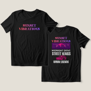 Camiseta Triblenda Vibraciones del Atardecer Retro