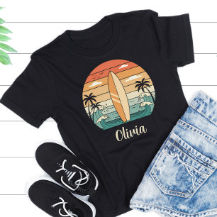 Camiseta Triblenda Vibraciones Retro Surf - Tabla de Surf y Olas